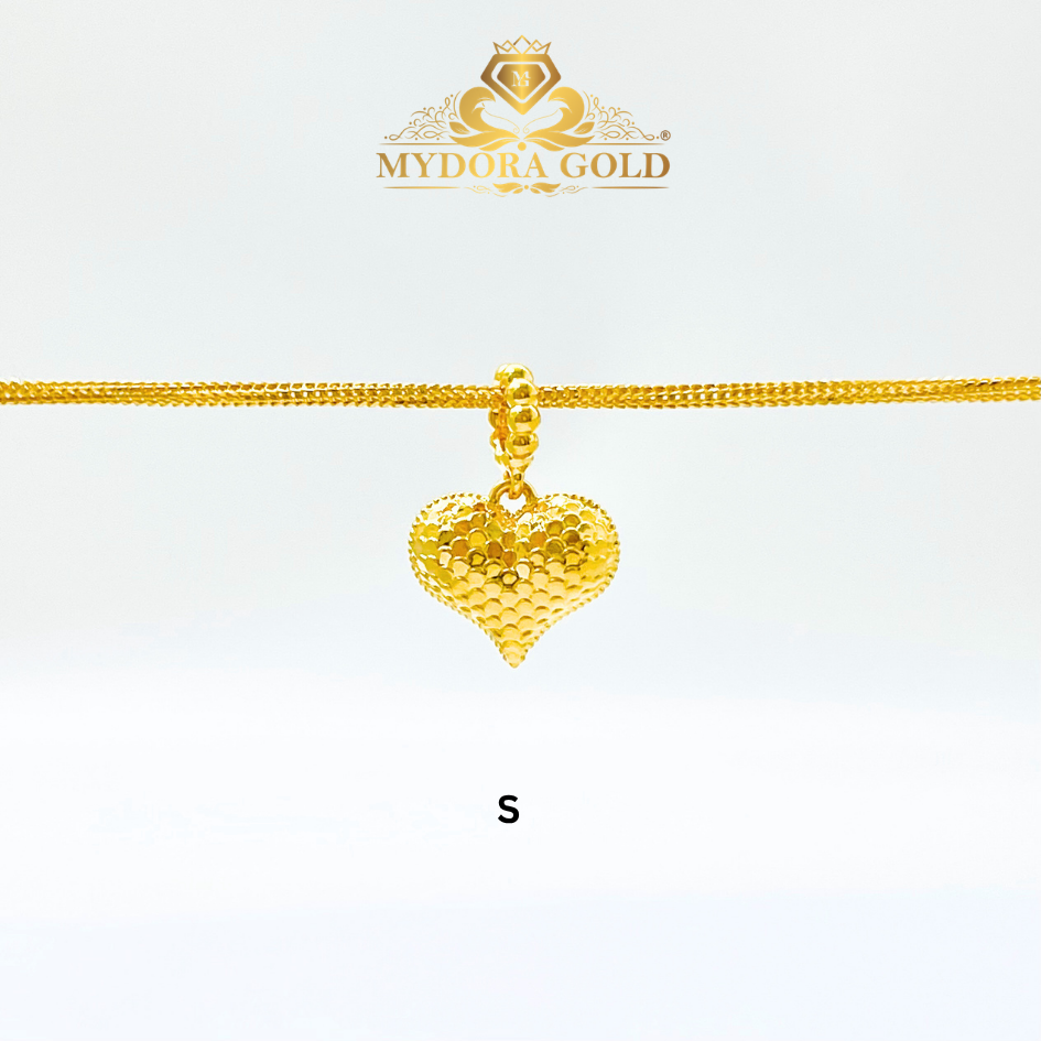 MYDORA Loket Sisik Love Gemuk Full Gold (5G) l EMAS 916/22K