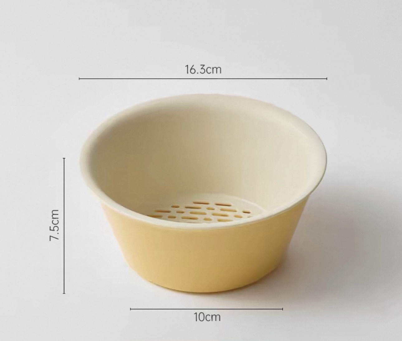 Levende 簡約雙層瀝水碗