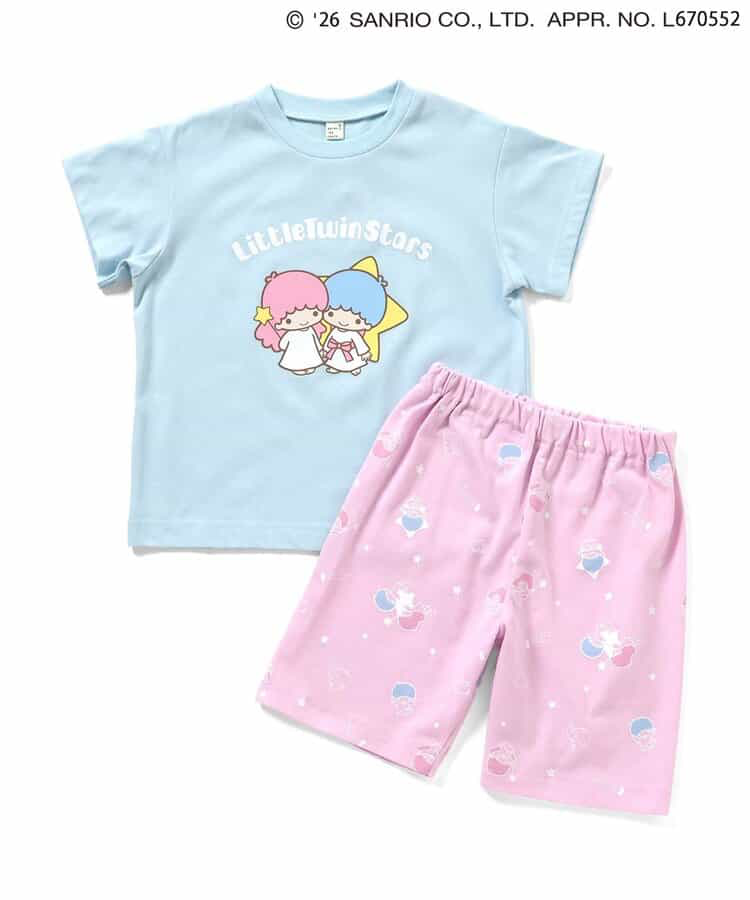 🇯🇵預訂 日本直送🇯🇵Apres les cours x Sanrio系列七色人物印花清涼觸感短袖家居服上下套裝