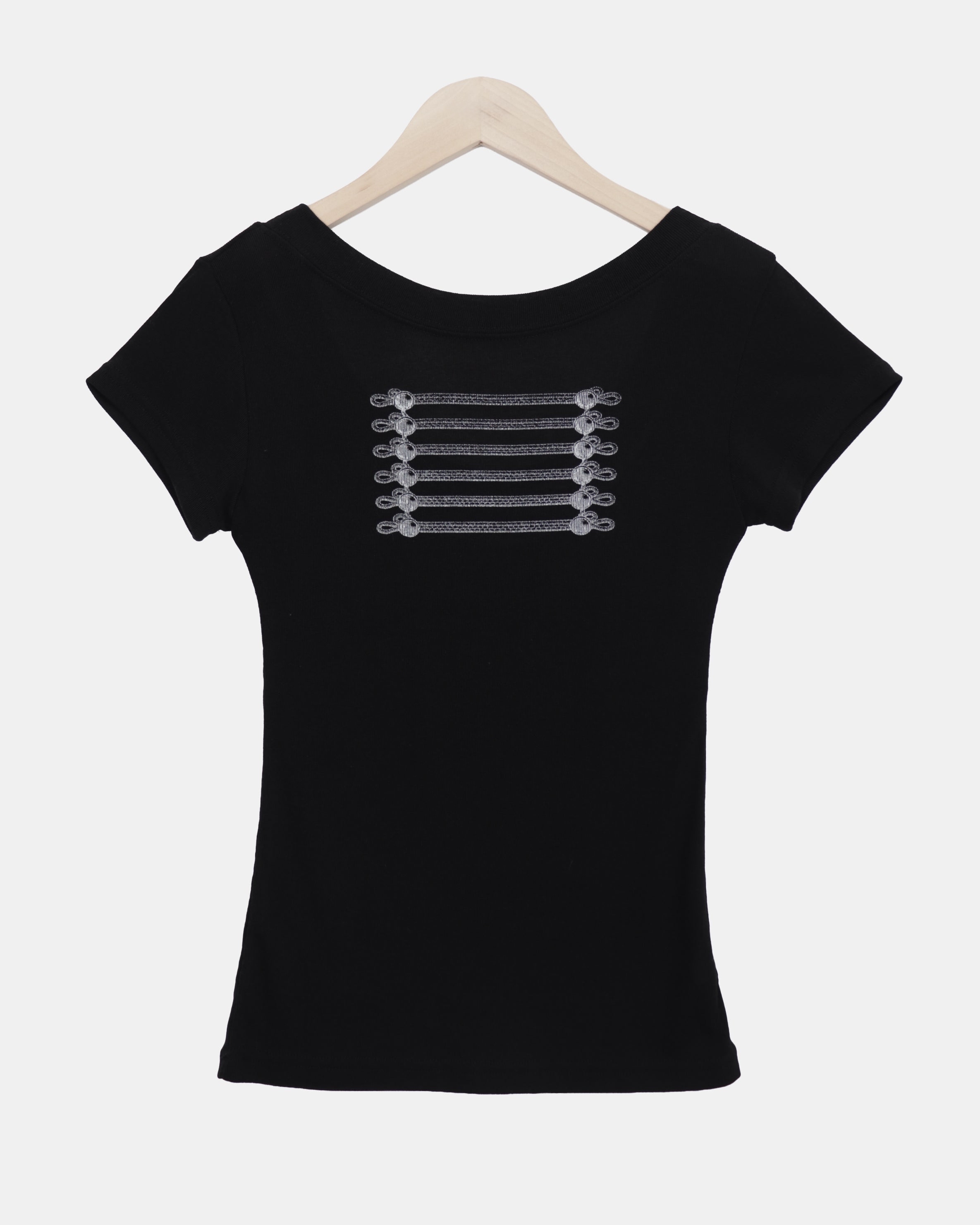 Edgy Rope Graphic Top