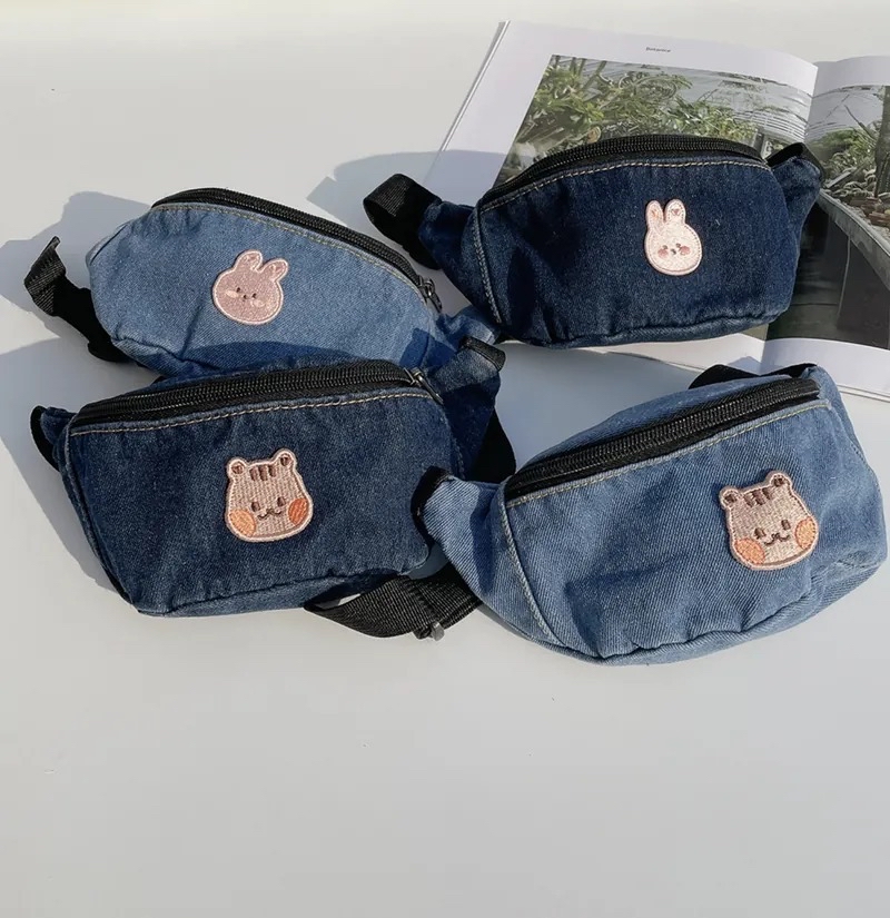 Dottodot 牛仔腰包 斜揹袋
