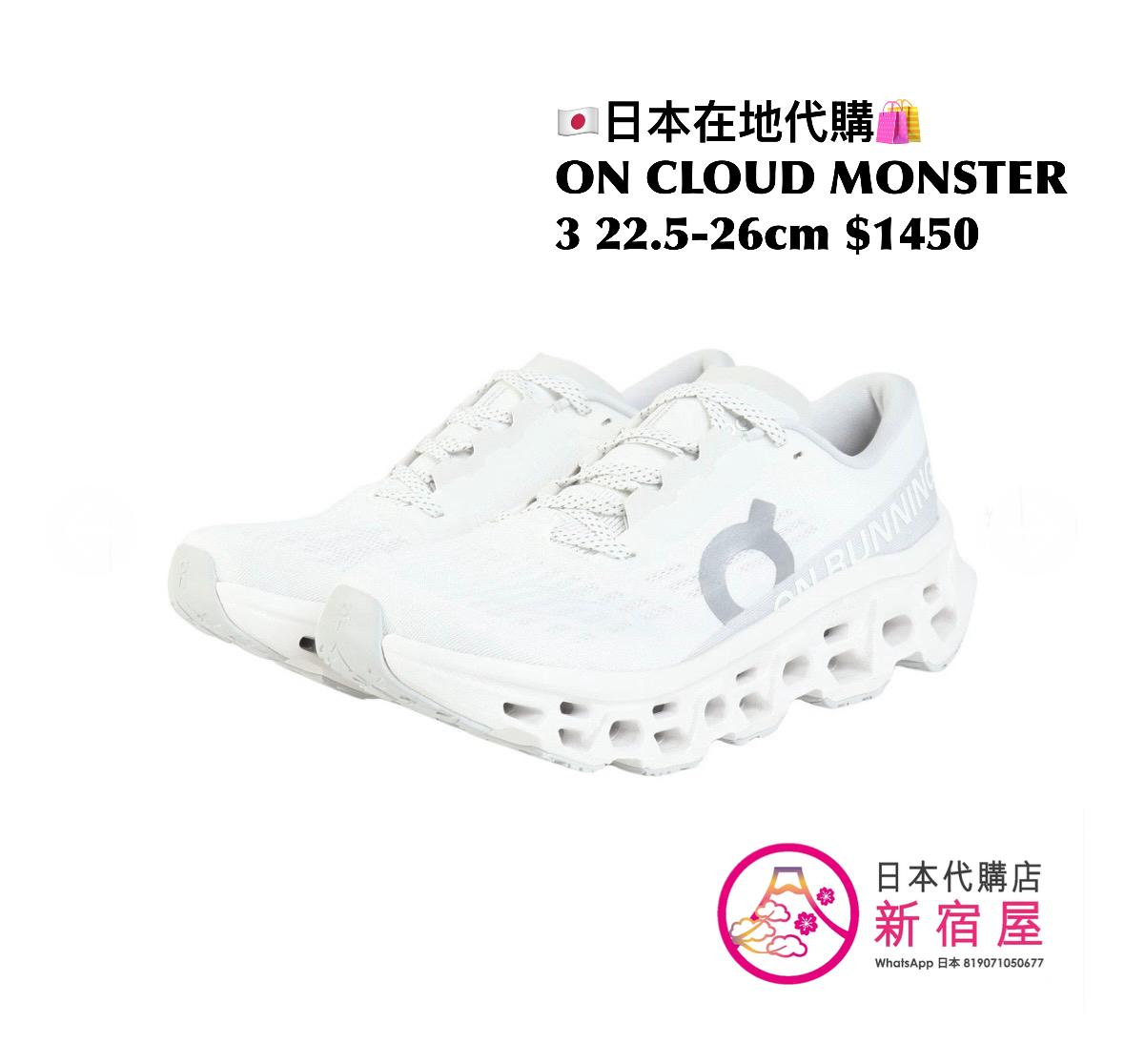 ON CLOUD MONSTER 3