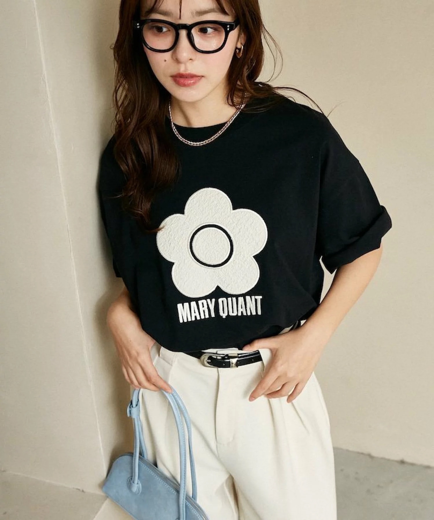 日本預訂📍日本MARY QUANT花花圖案短袖Tee 不包郵