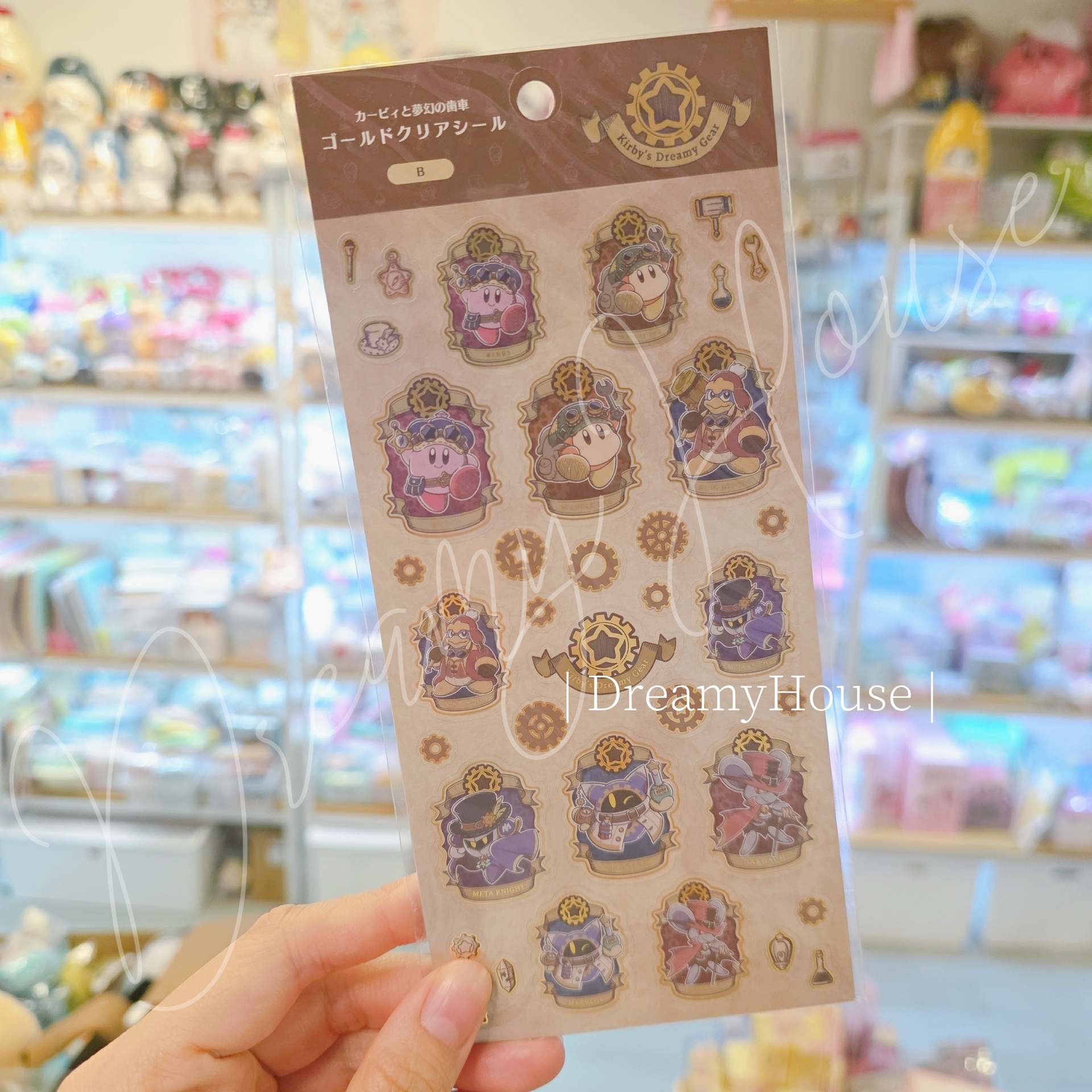 日本 Kirby ⚙️Kirby's Dreamy Gear🛠 貼紙