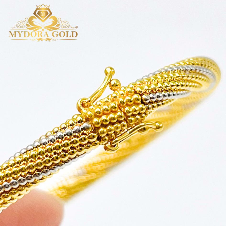 MYDORA Gelang Pintal Jagung | Emas 916/22k