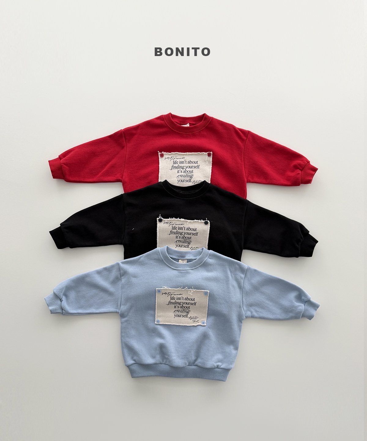 Bonito | Remember Button Sweatshirt