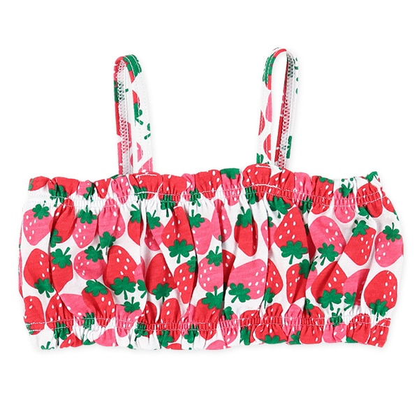 🇯🇵預訂 日本直送🇯🇵吊帶草莓印花分體泳衣