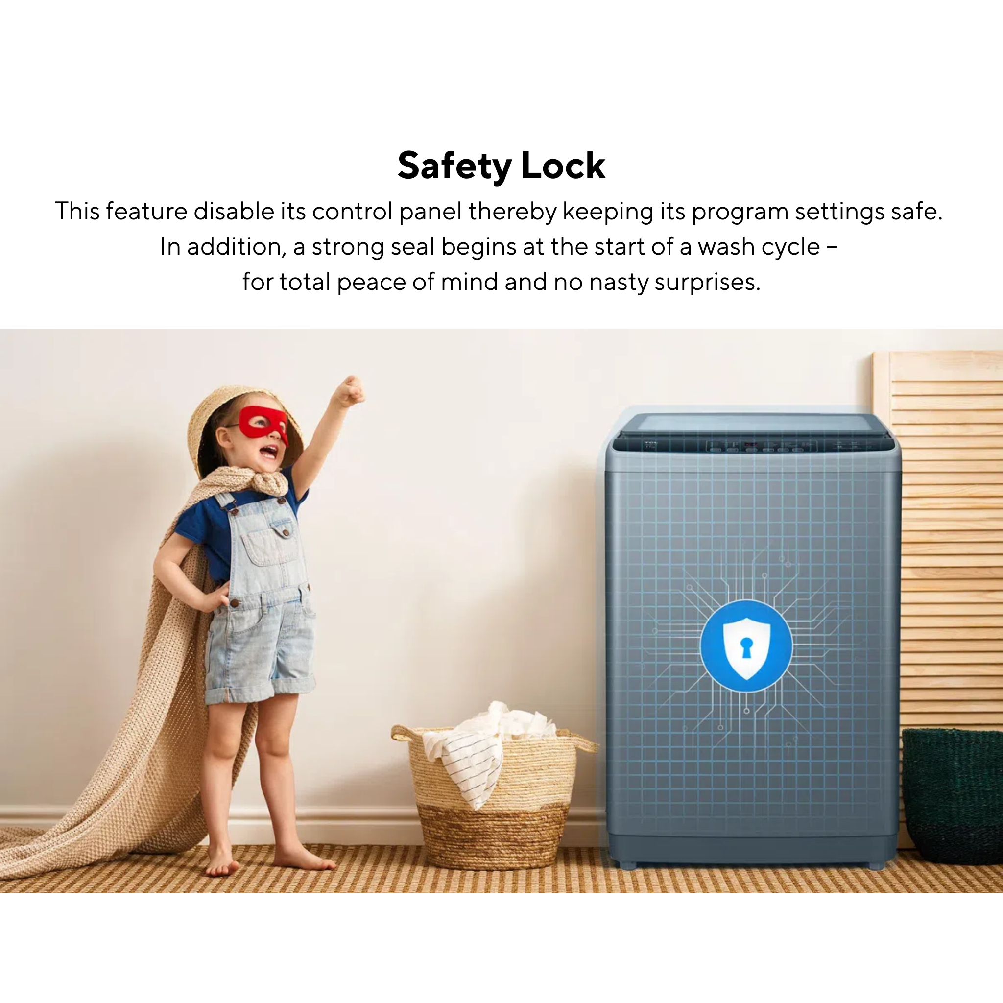 TCL 9kg Top Load Washing Machine (TWA90-F307GM-09)