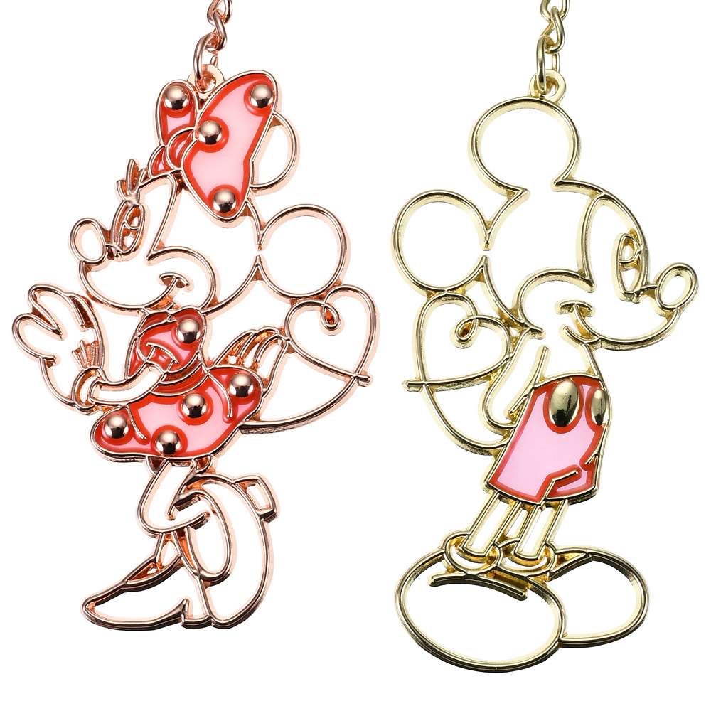 ✈️日本直送🇯🇵預訂🛍日本迪士尼DISNEY Key chain Fes 一對心形系列掛飾 （ Mickey & Minnie / Stitch & Angel 