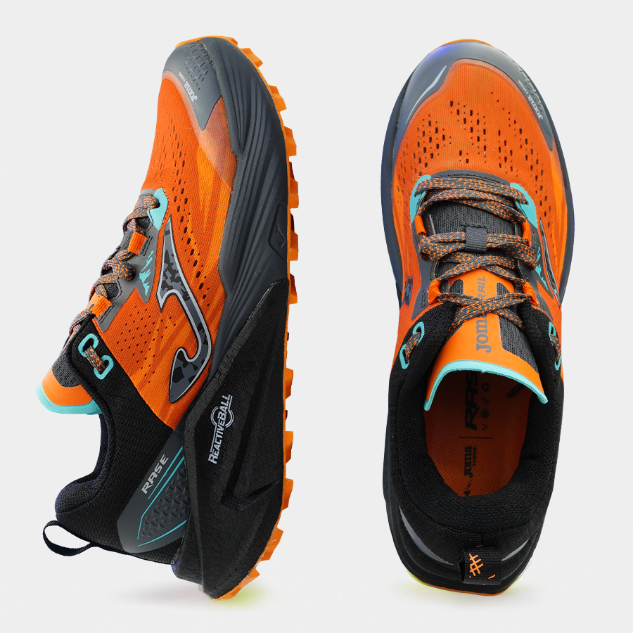Trail-Running Shoes Rase 26 Men Orange