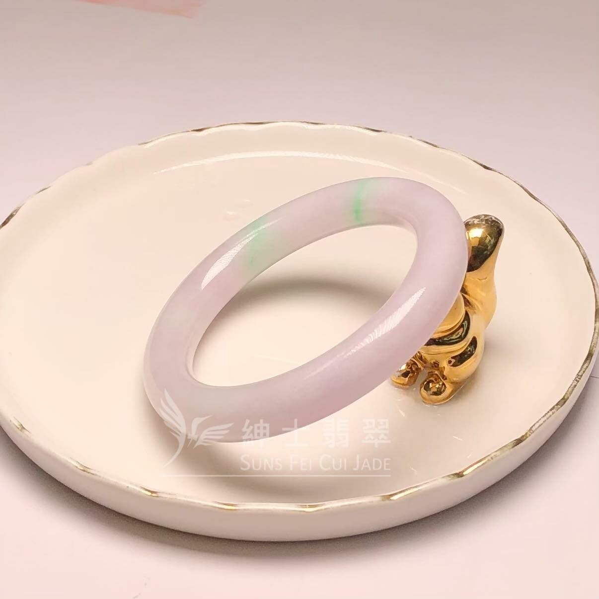 木那粉紫圓鐲52.8mm