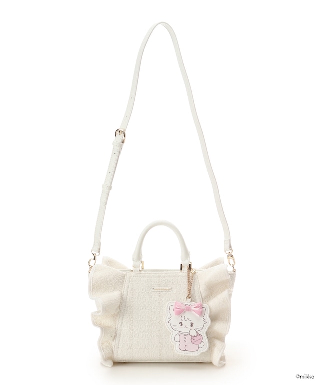 🎀【預訂】Lil ala mode×SAMANTHAVEGA 荷葉邊手提包 - Mousse