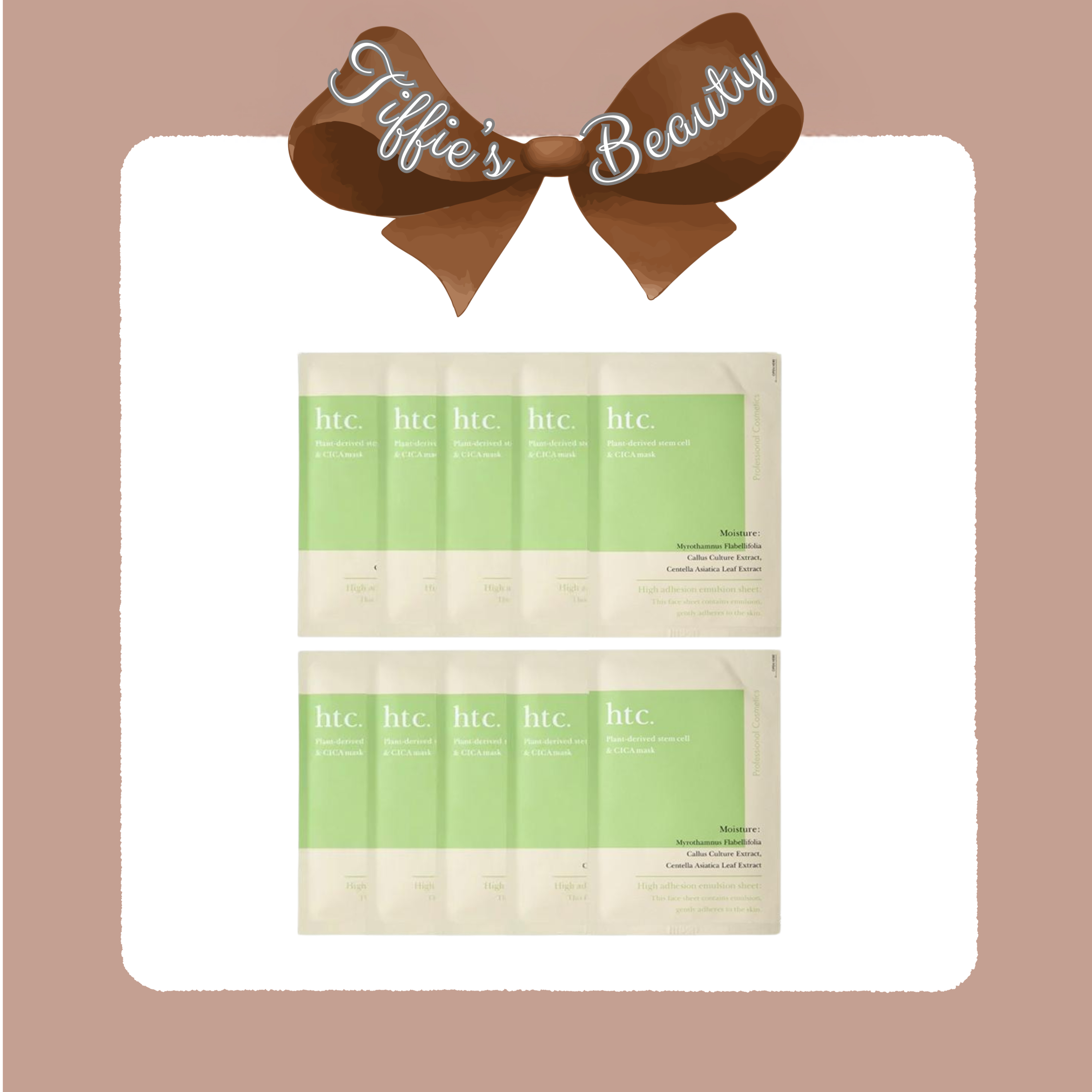 HTC 植物幹細胞積雪草復活草面膜 Plant-Derived Stem Cell & Cica Mask