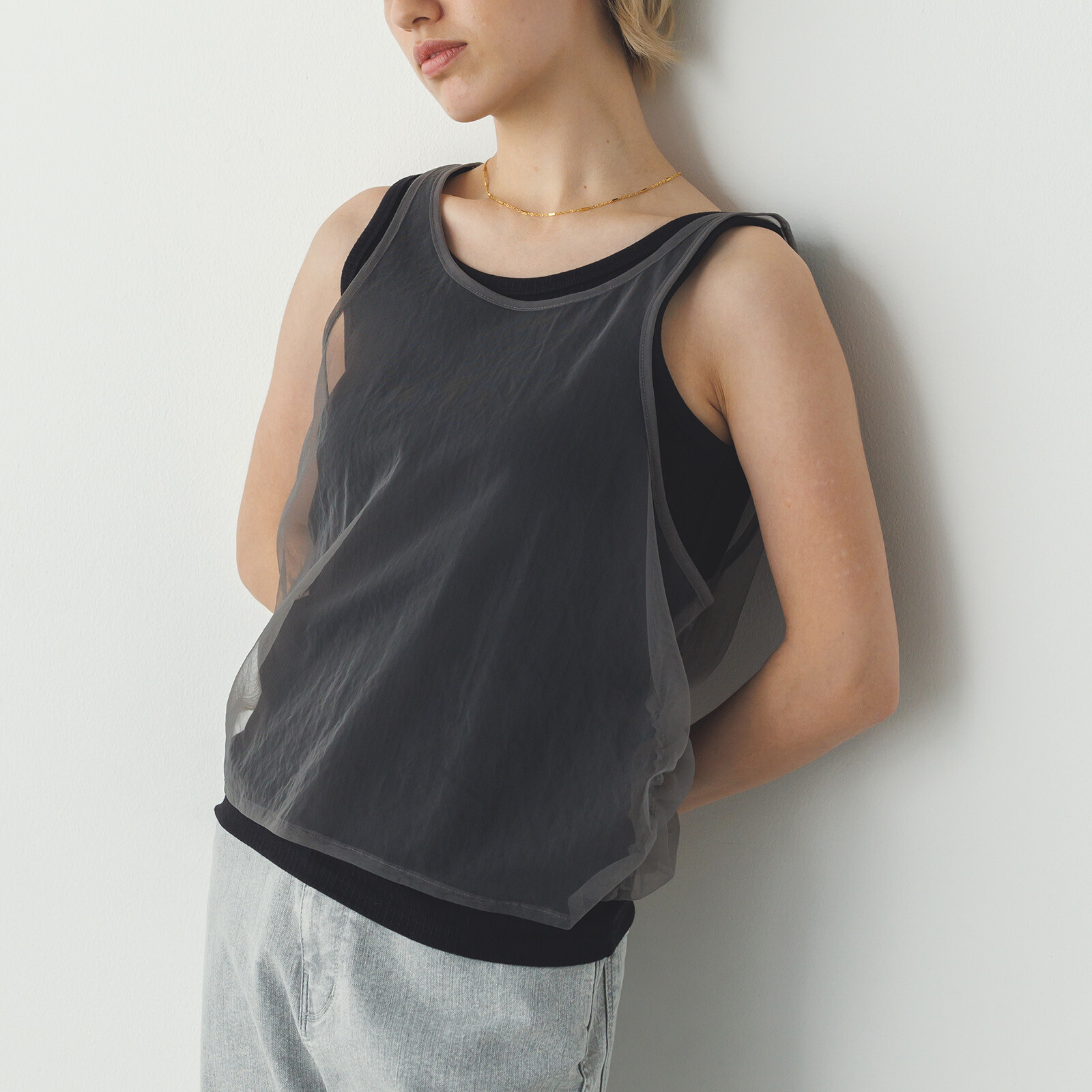 可拆式網紗背心【JT032】