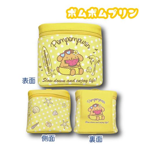 🆕【⭐訂購⭐】🌀 🇯🇵 日本直送 #Sanrio 夏日曬黑版 手提化妝袋(配企鏡)［5款選］🌀 [ELFD-0214]