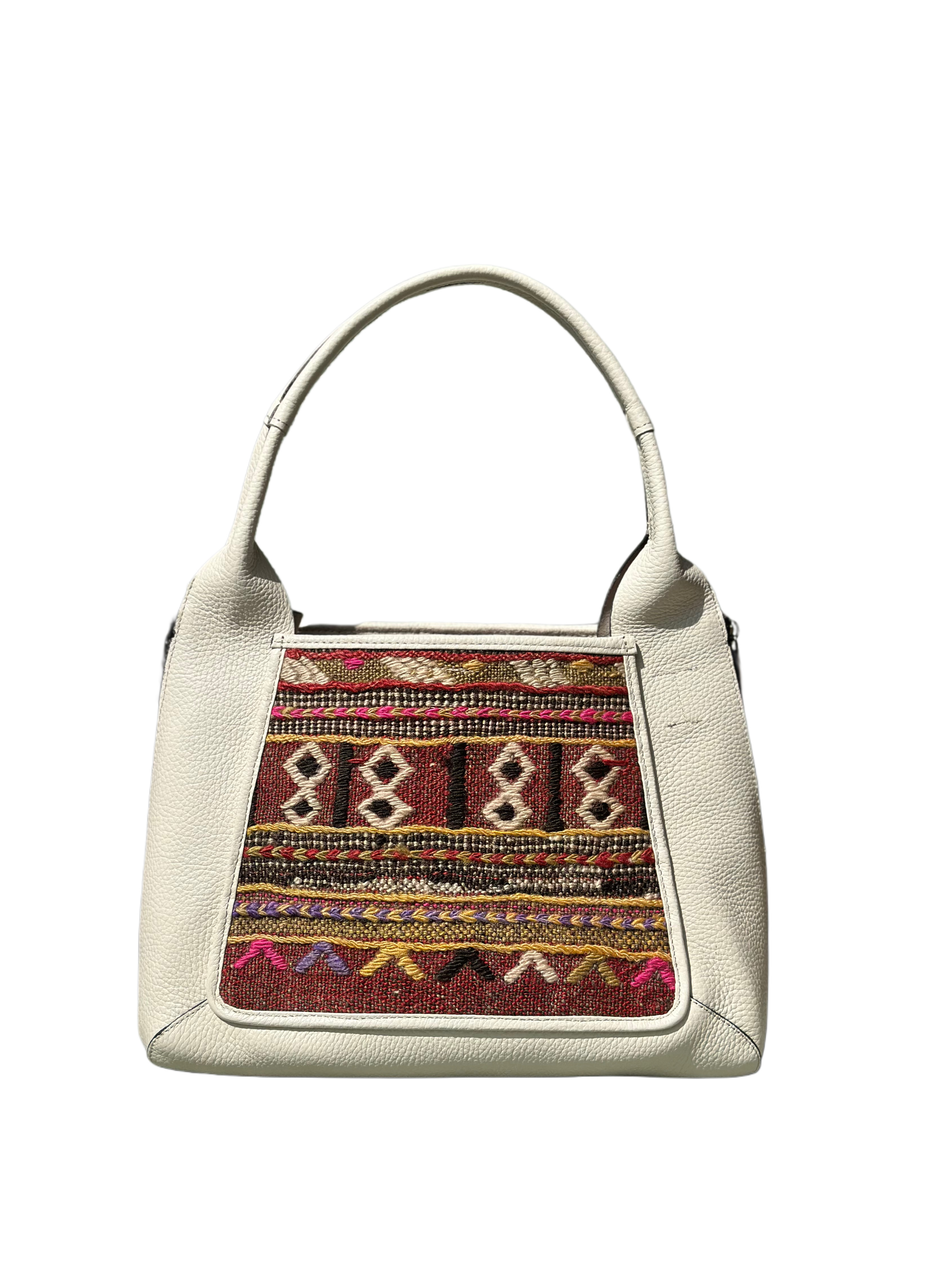 K12 土耳其真皮地氈手袋（白色）