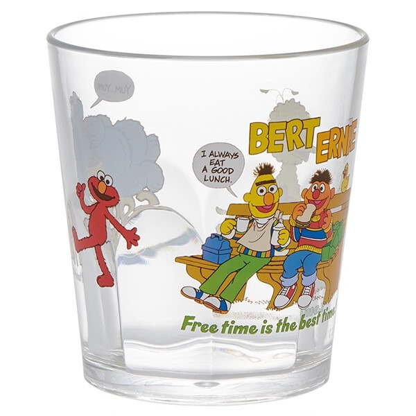 Skater 芝麻街透明水杯 280ml - 02260076