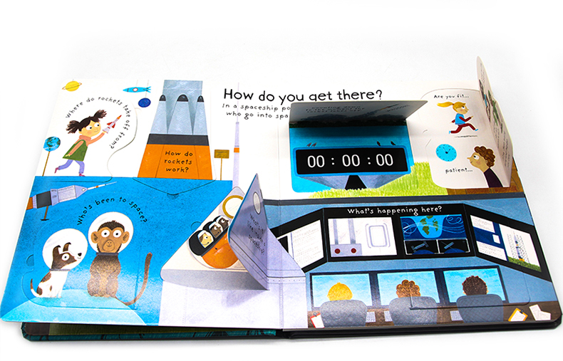 Usborne First Questions and Answers系列翻翻書 What's it Like in Space 太空有什麼