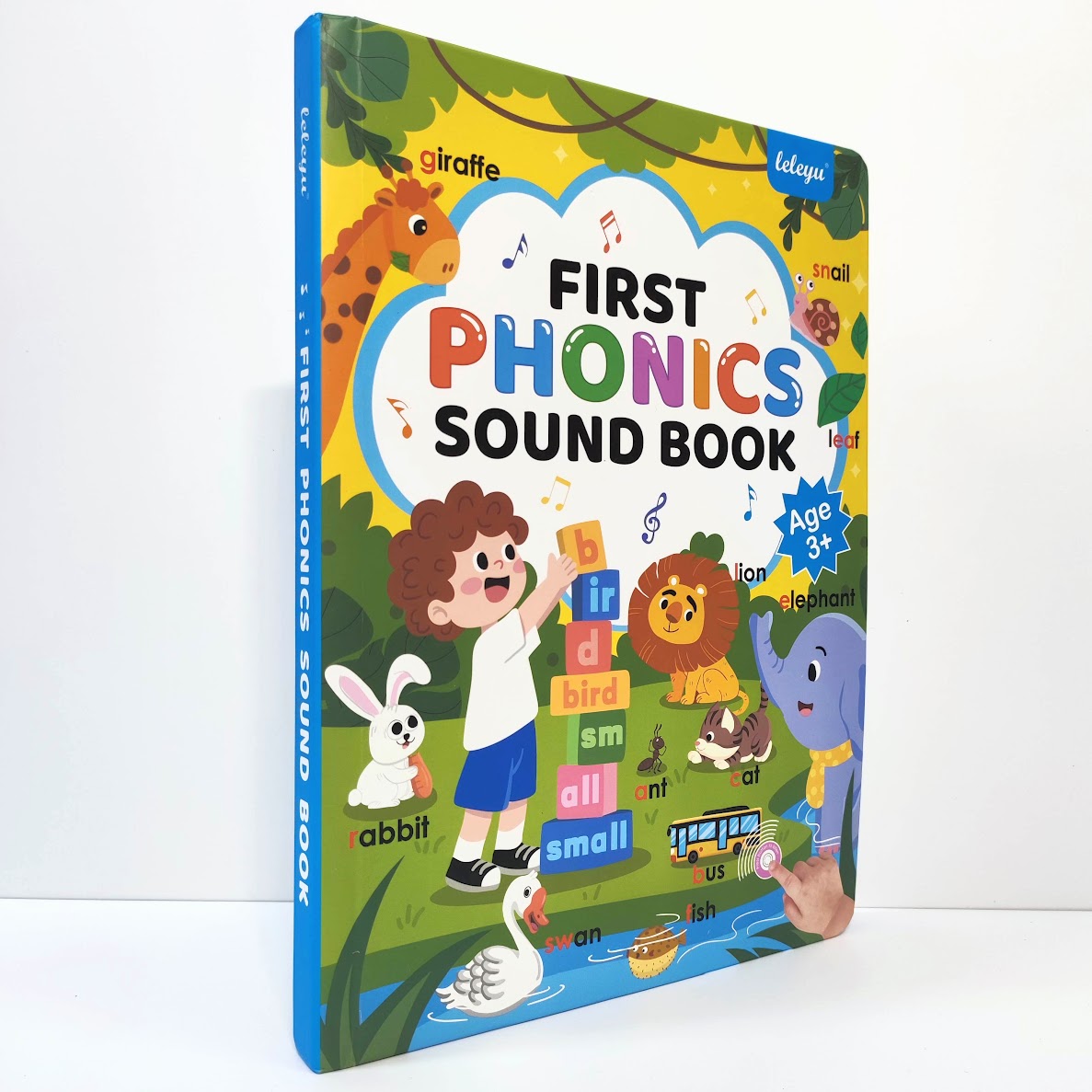 *手指點讀書*Type C 充電*First Phonics Sound Book for Kids | Interactive ABC Alphabet & Phonics Learning | Talking Educational Toy for Toddlers & Preschoolers Age 2–6 Yrs