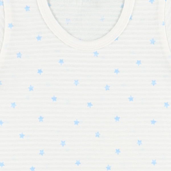 🇯🇵預訂 日本直送🇯🇵吸水速乾系列星星鯊魚滿印短袖包屁衣三件套