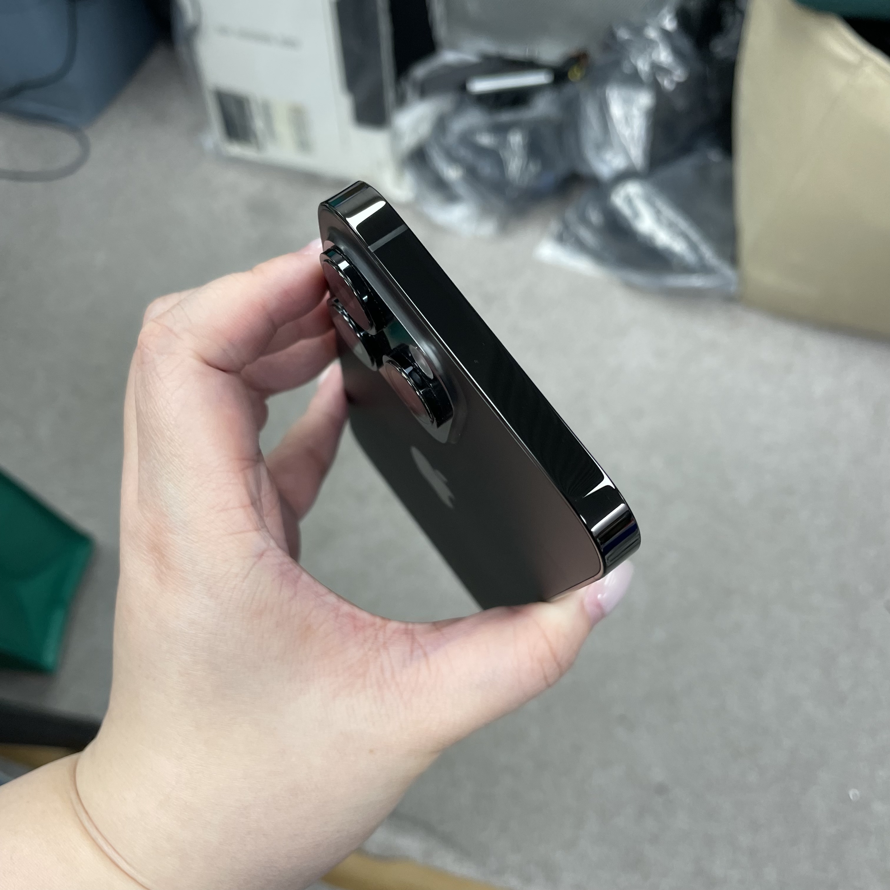 *6673 14 Pro max 完美機 256GB 電86 黑色 black