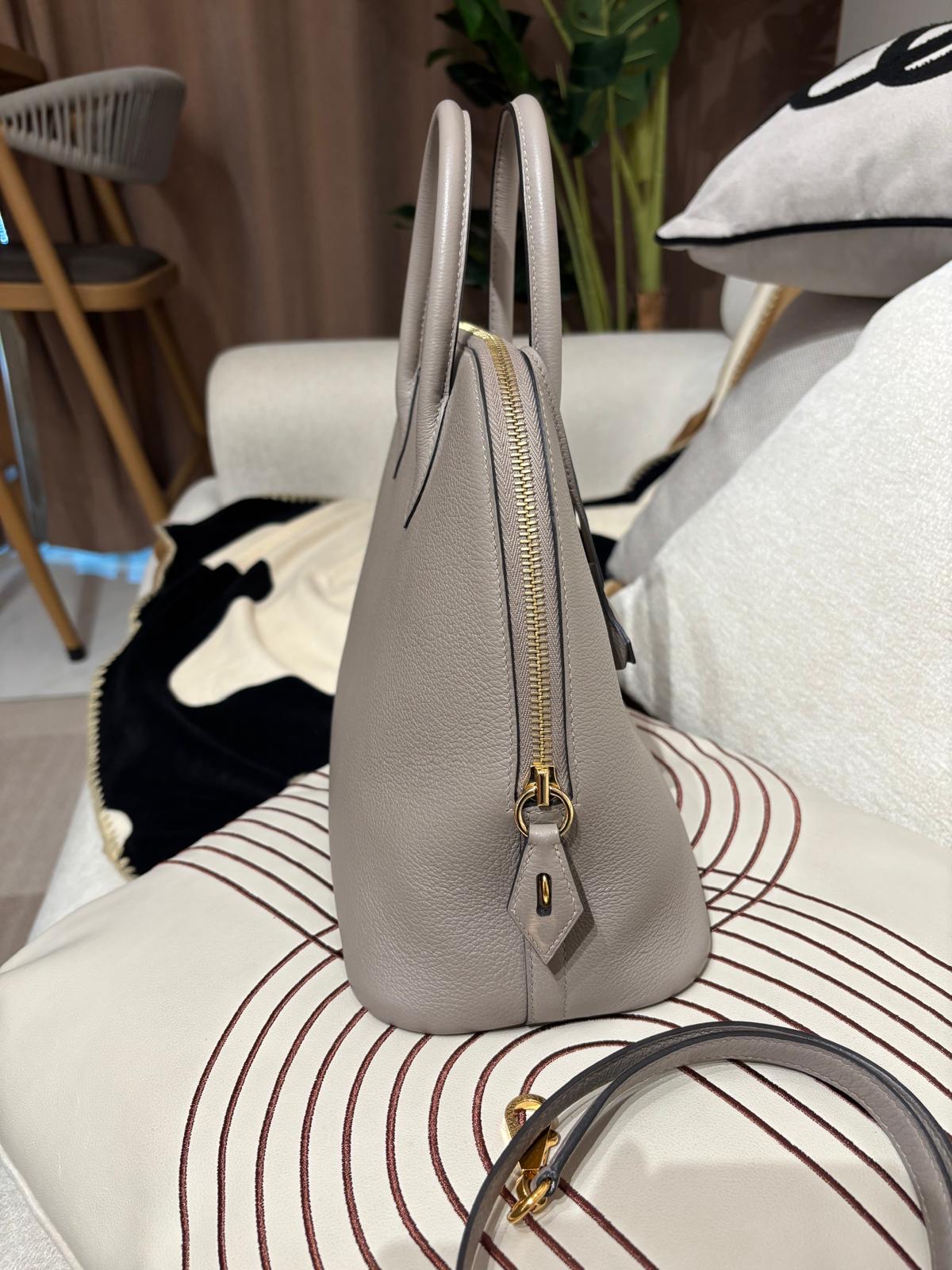 Hermes Bolide 1923 30 STAMP Y M8銀河灰 100%Authentic,98%new ✅key lock ✅dust bag✅box
