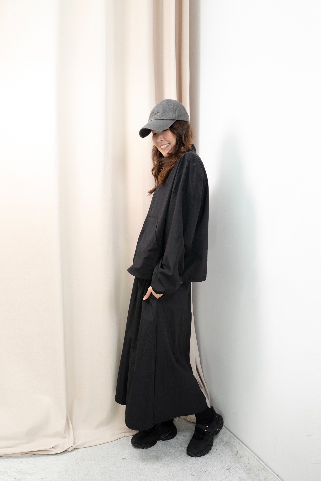 通爽風衣套裝（3色）