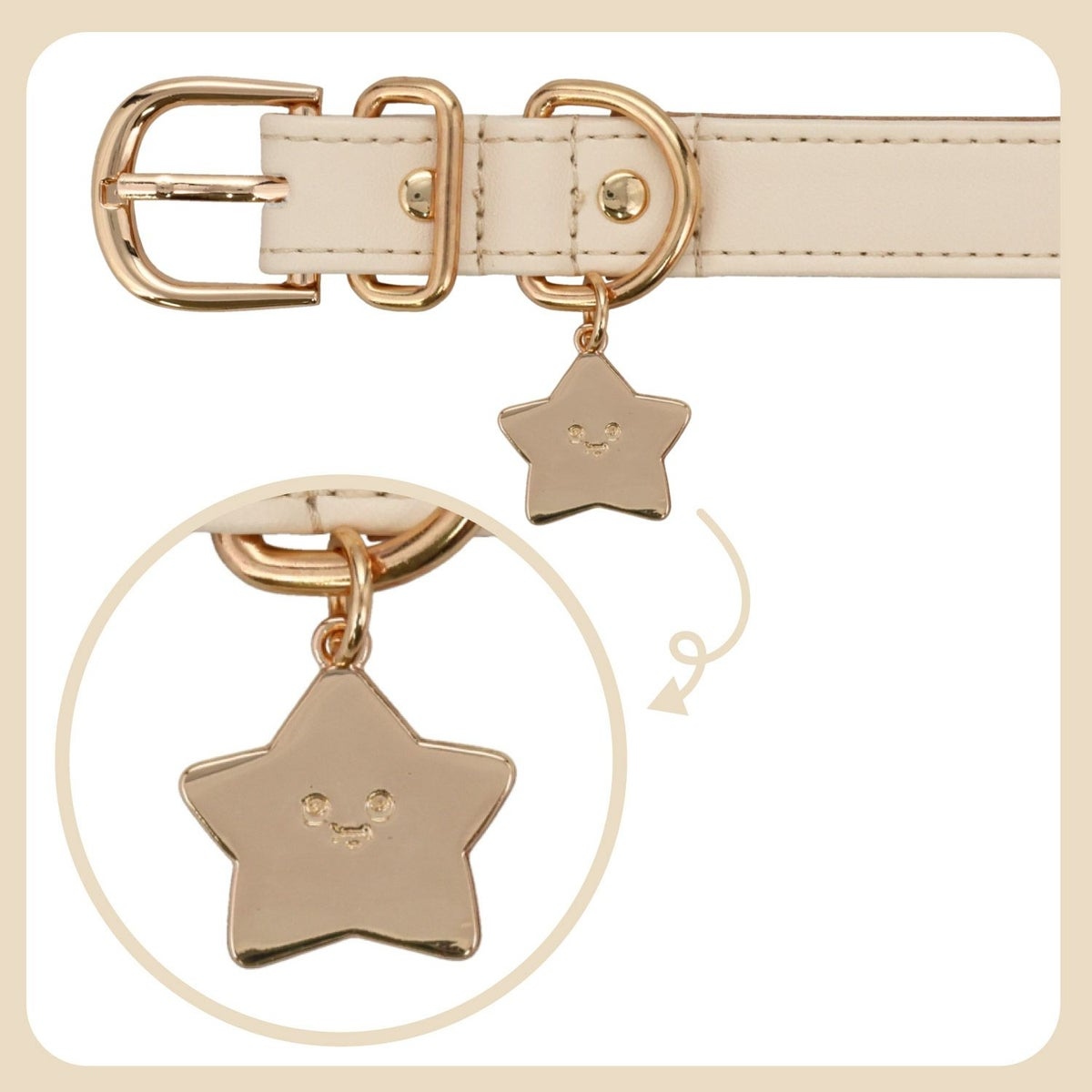 🌸 【預訂】Chiikawa 小型犬用 頸圈(合皮)