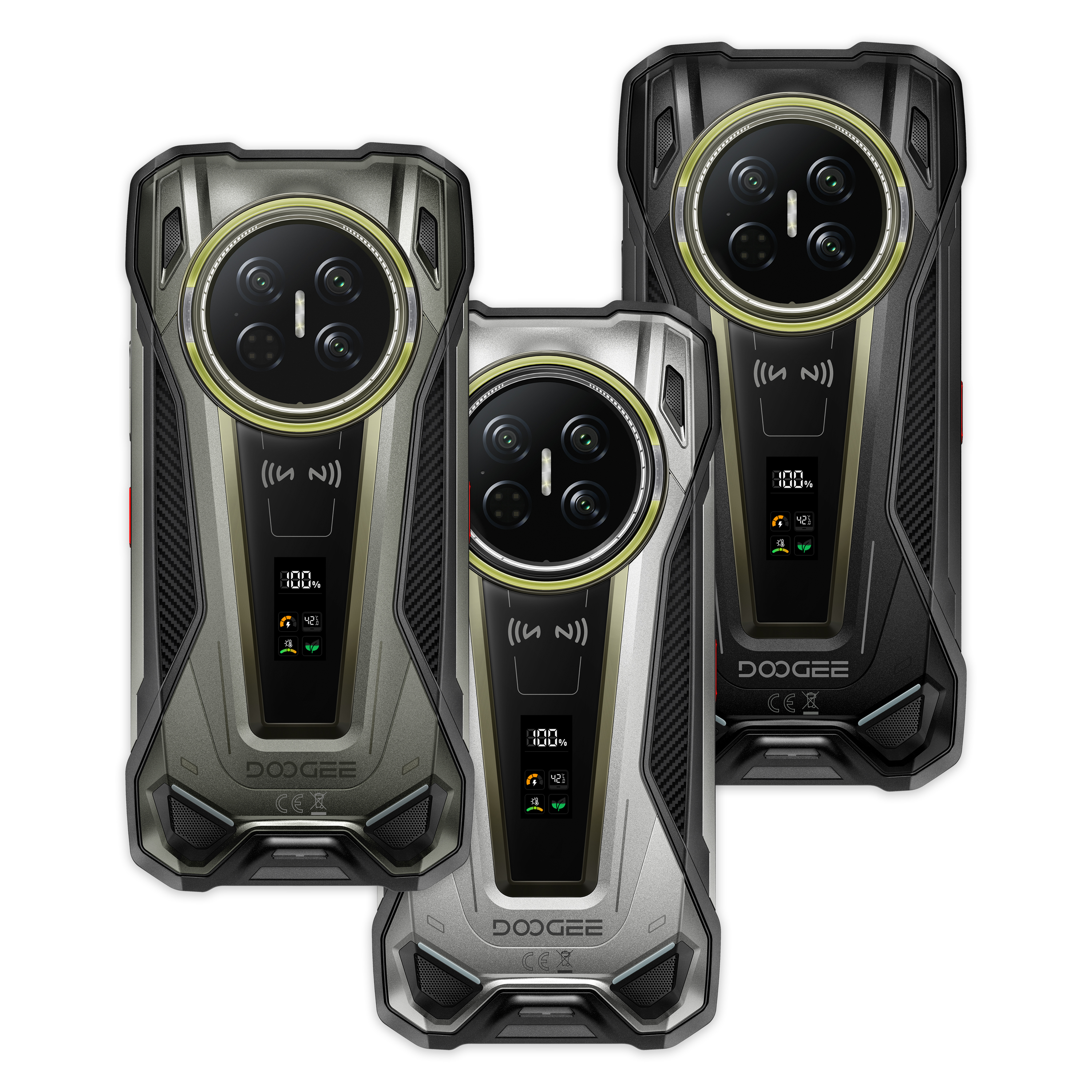 DOOGEE V Max 2 Pro 5G | 16GB/1TB 6.78吋 120Hz 1.05吋背屏 22000mAh 33W反充 夜視 露營燈 警示燈 RGB燈效 雙喇叭 即時對講功能 WiFi6E 雙頻GPS 三卡槽 AI工具 三防手機 Rugged Phone