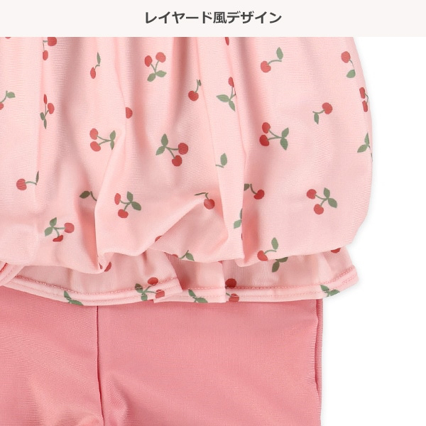 🇯🇵預訂 日本直送🇯🇵兩色吊帶櫻桃印花連身泳衣