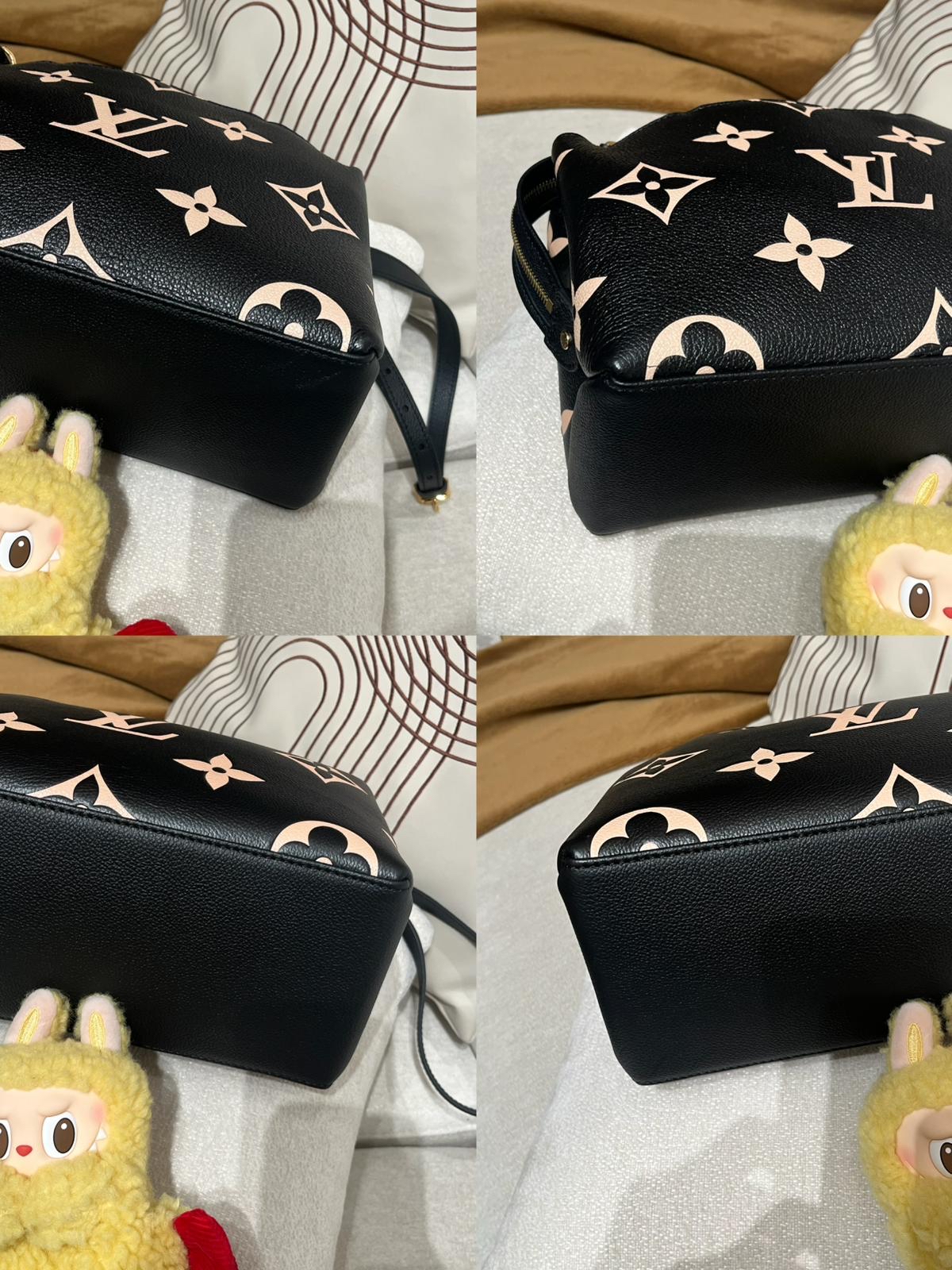 Lv Petit Palais 2 Way Bag M58913 Black Empreinte leather 100%Authentic, 98%New✅NFC✅Key lock✅dust bag ✅Box