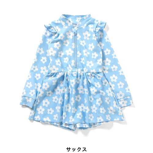 🆕【⭐訂購⭐】🇯🇵日本直送 🌀防紫外線 長袖 荷葉邊 連身泳衣裙［2款選］🌀 [ELEA-0039][260604]