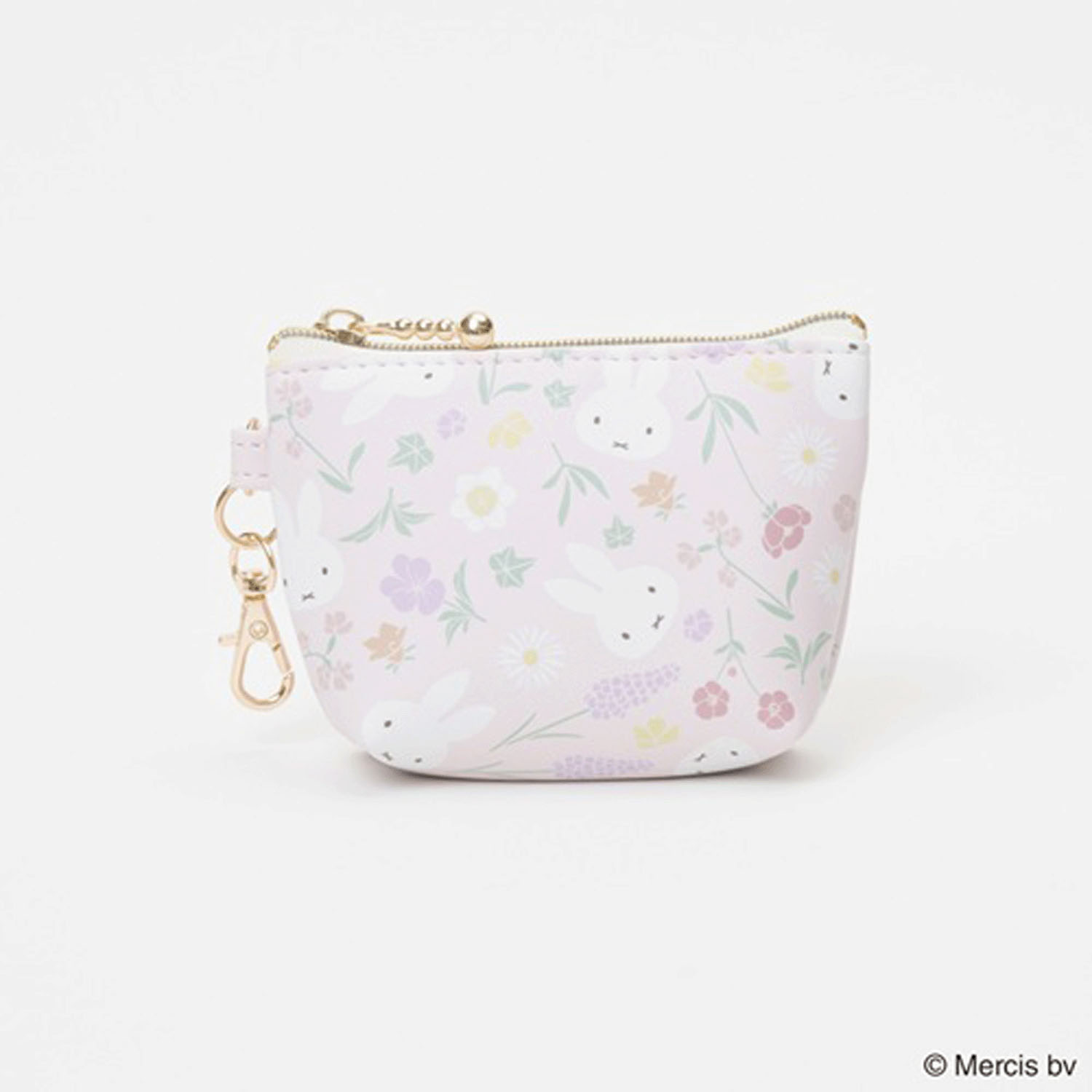 Miffy - 花卉系列舟形小物包 (粉紅色款)