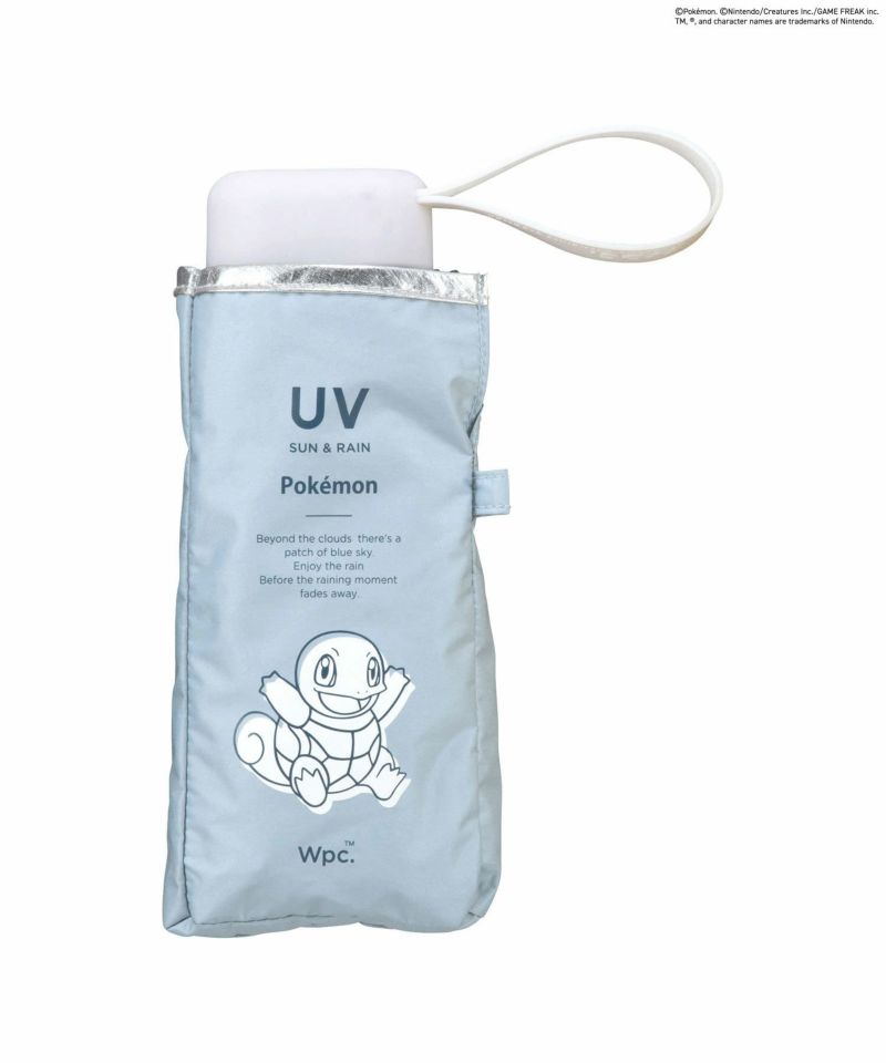 現貨🌸日本直送 |Wpc. x Pokémon寶可夢-迷你縮骨遮太陽傘/雨傘/100%完全遮光摺疊傘/晴雨兼用雨具