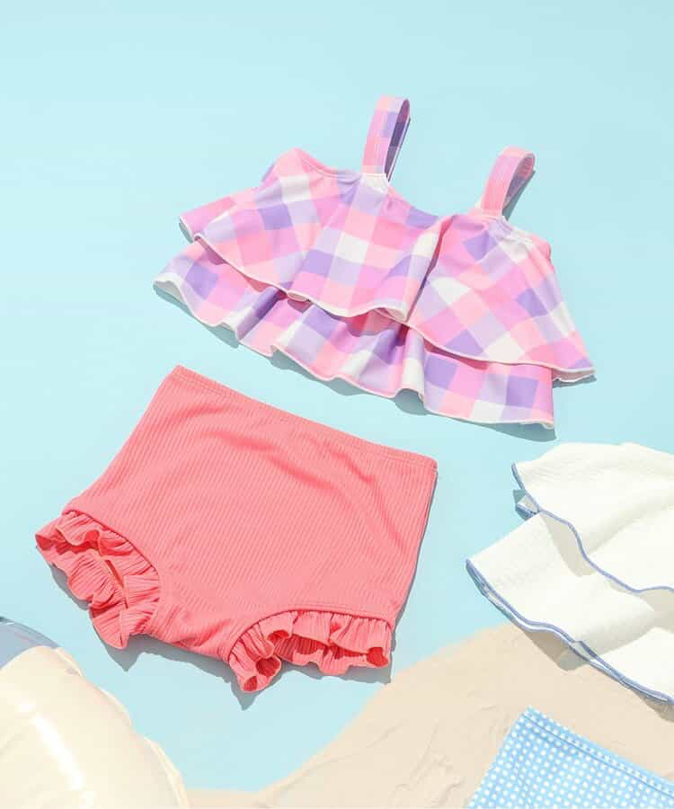 🇯🇵預訂 日本直送🇯🇵Apres les cours兩色荷葉邊分體泳衣