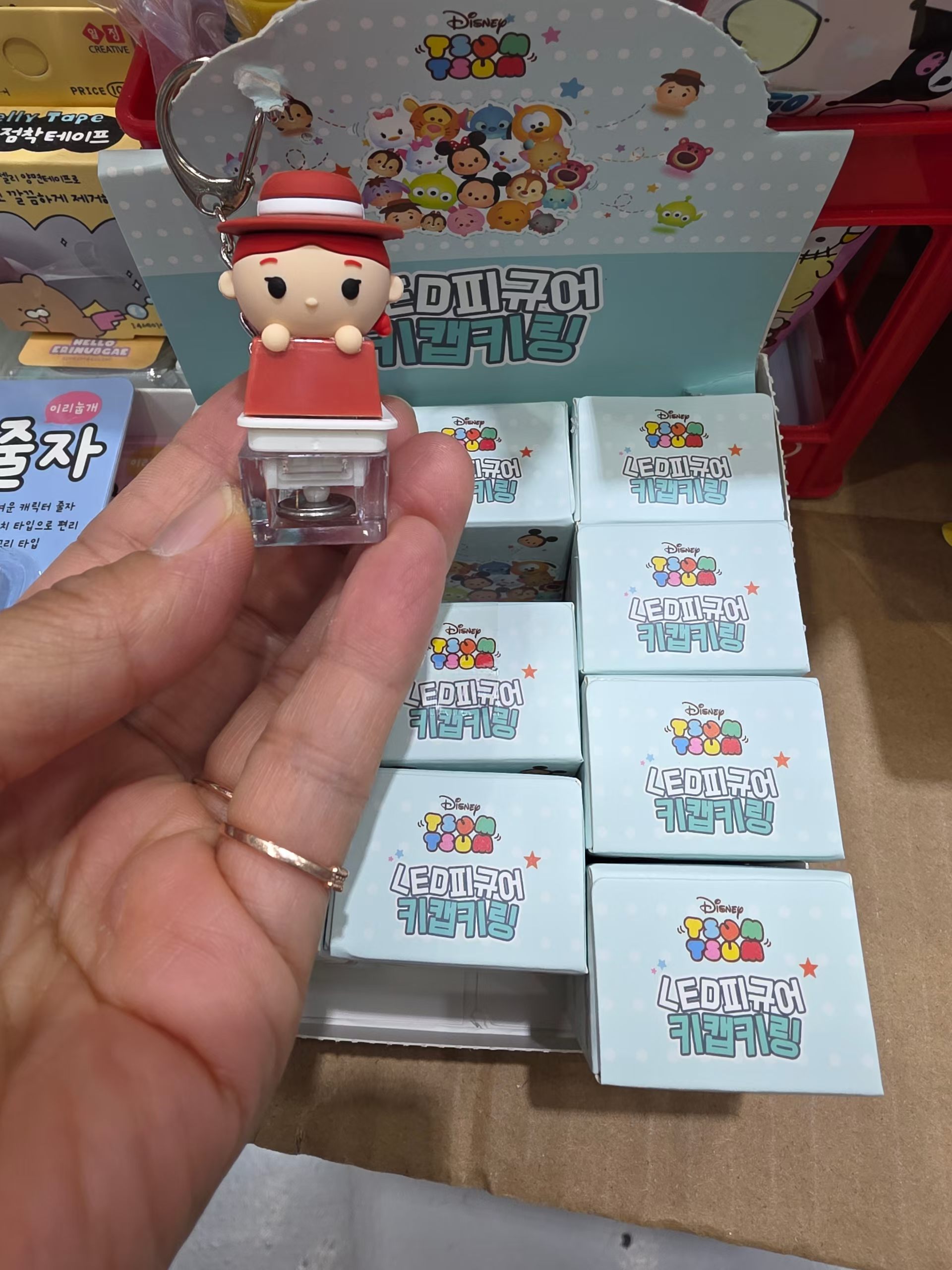 【預訂】韓國直送 Disney Tsum Tsum《反斗奇兵》立體公仔鍵帽匙扣
