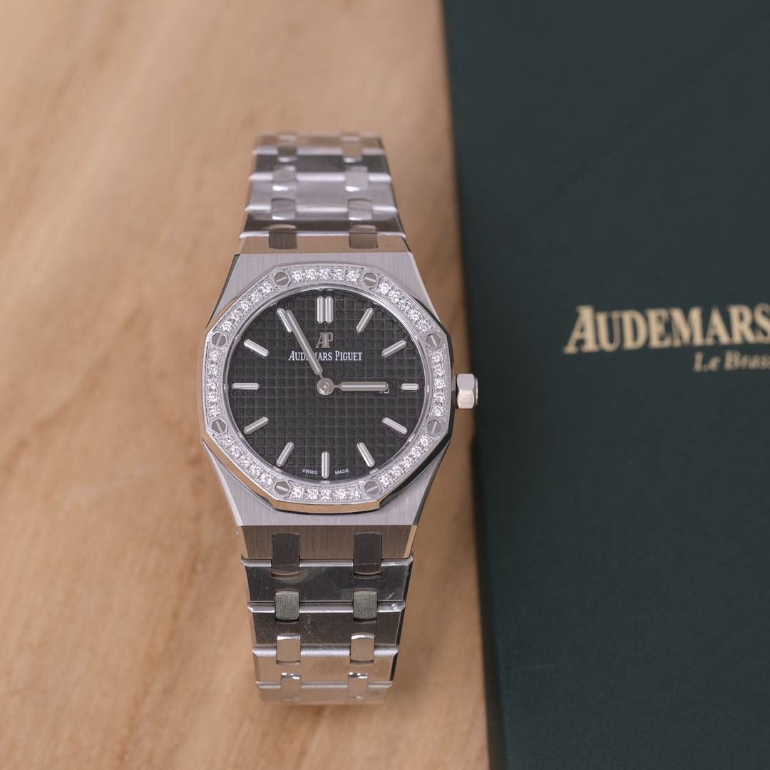 爱彼皇家橡树系列镶钻女士腕表