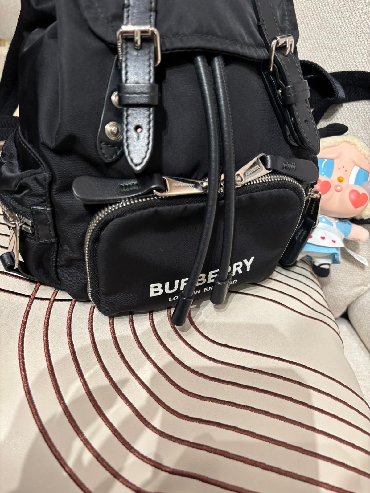 Burberry Nylon Mini Backpack Rucksack 100%Authentic,95%new