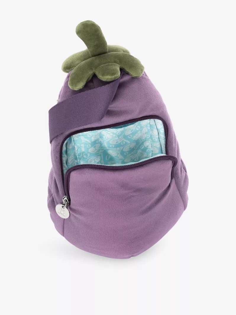 JELLYCAT Amuseables Aubergine Soft Bag 趣味茄子斜咩袋