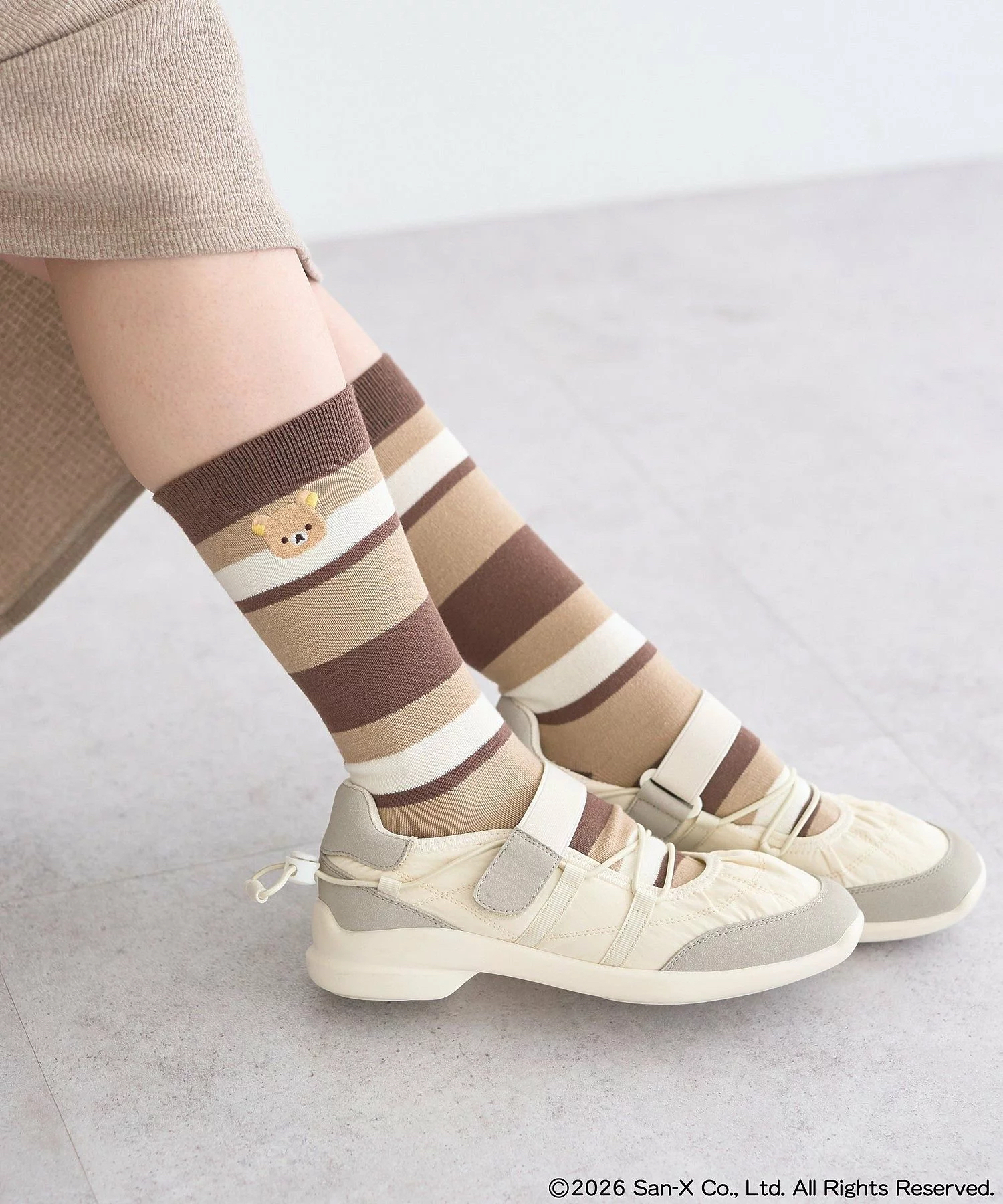 日本預訂📍日本鬆弛熊 × earth music&ecology系列 - 長襪