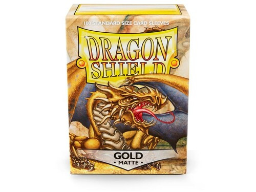 DRAGON SHIELD 100 MATTE Gold