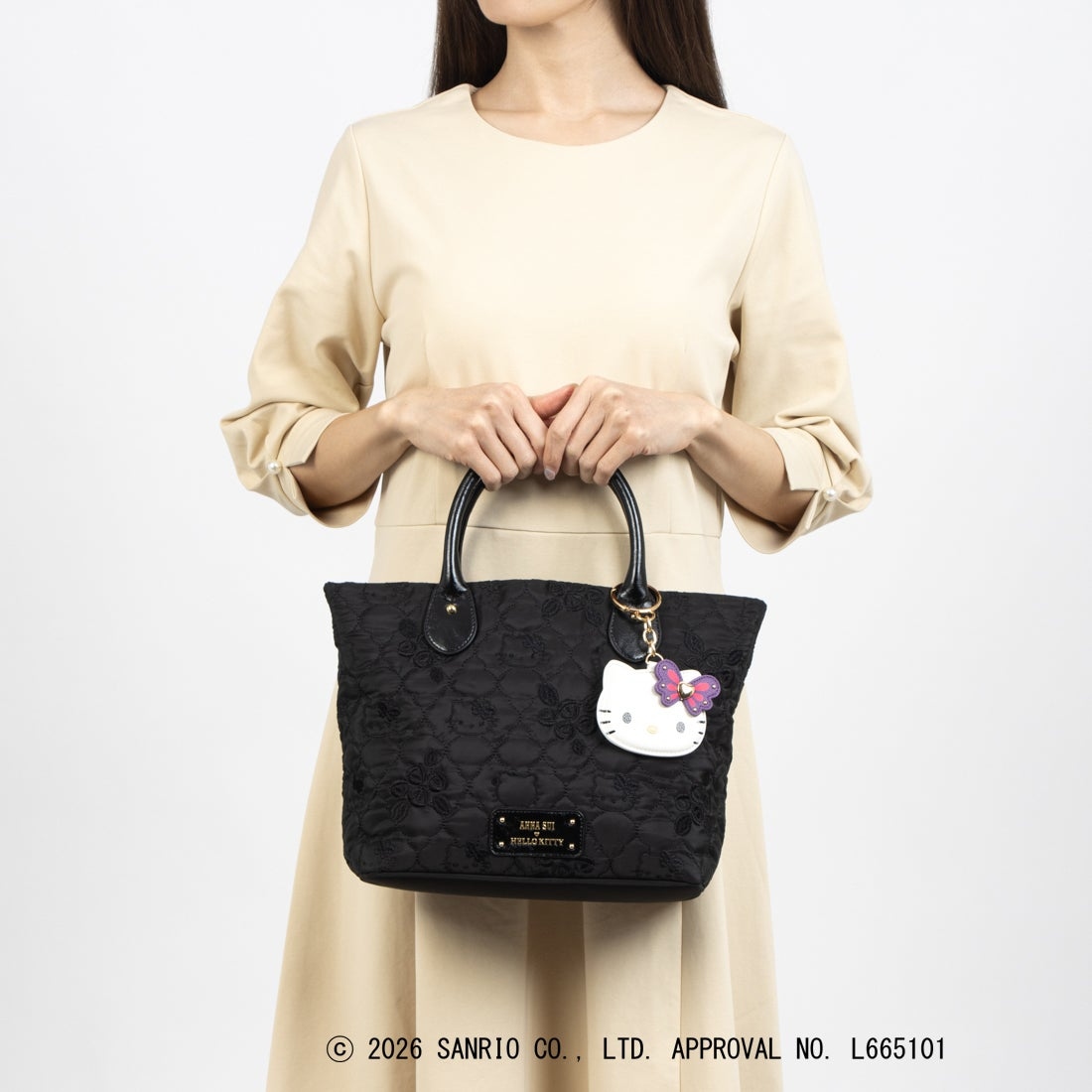 🌸 【預訂】ANNA SUI×HELLO KITTY 2Way 斜孭手挽袋