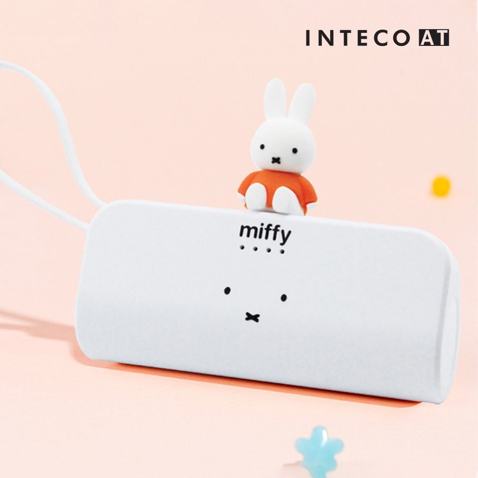 救救3小兔B行動 新登場 [韓國直送] INTECO Miffy Docking Battery 5000mAH last two
