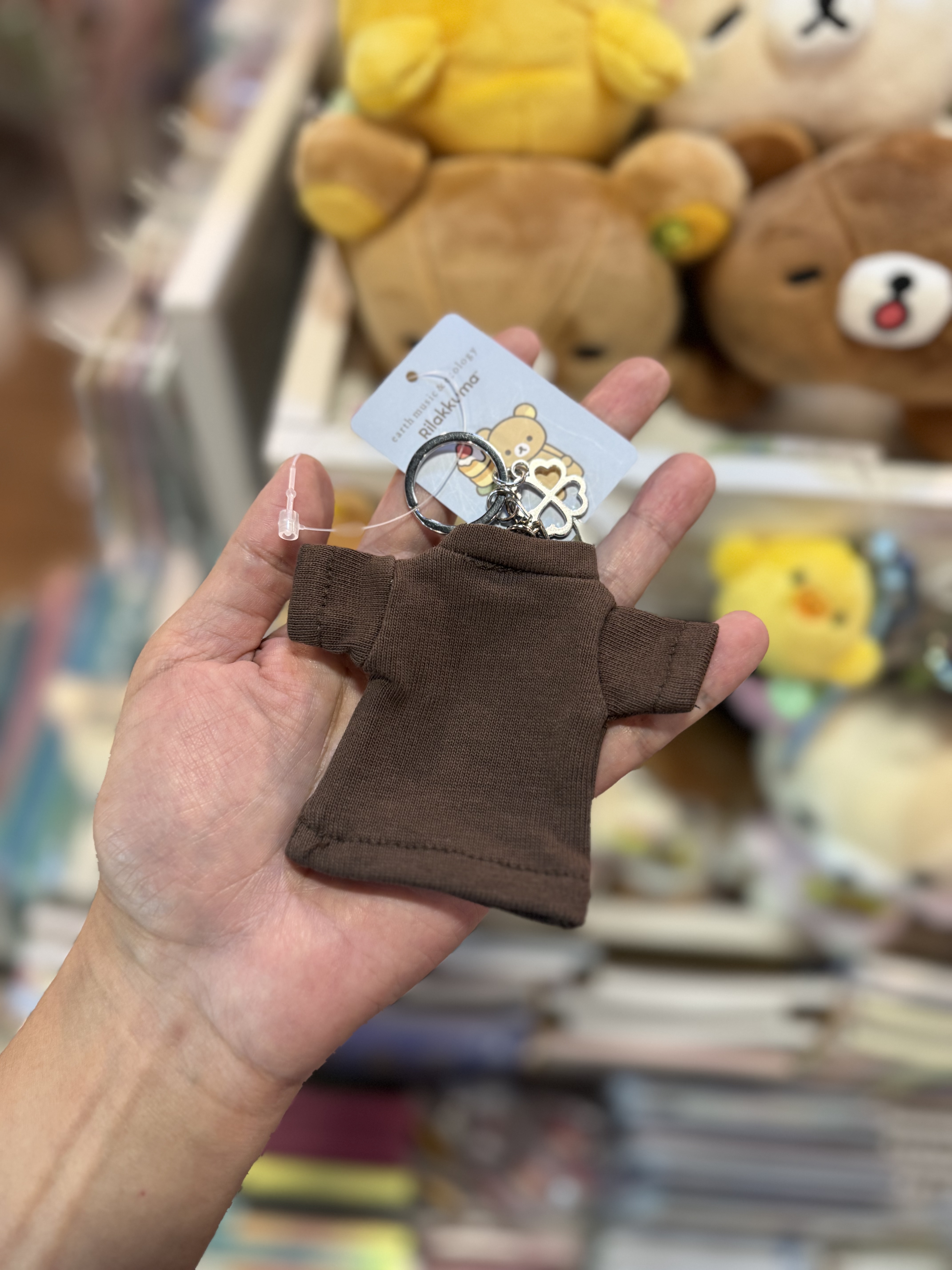 《現貨》全新日本Rilakkuma x earth music&ecology限定衫仔造型匙扣