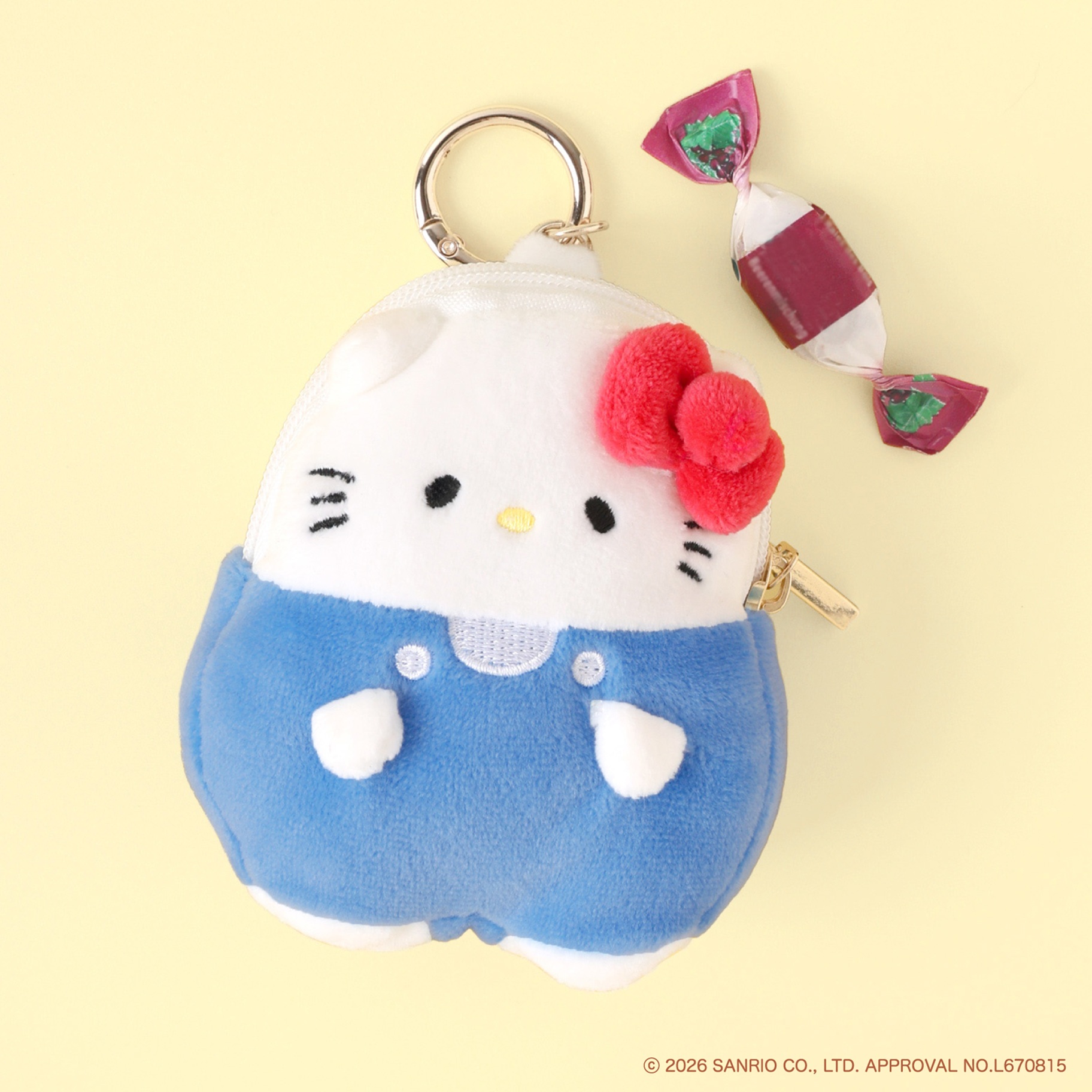 預訂 | 日本版 Sanrio 豆豉眼 肥嘟嘟拉鏈小袋