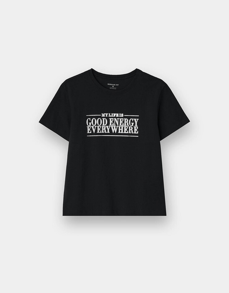 🇰🇷 韓國 Giordano Graphic Tee｜GOOD ENERGY EVERYWHERE