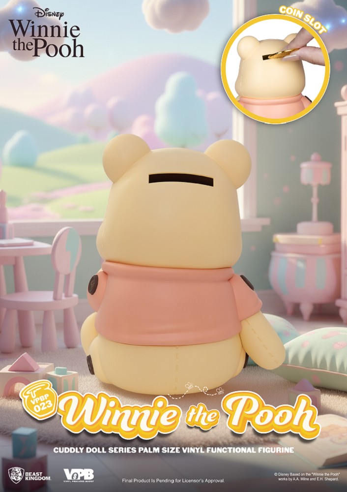 📦訂購 台灣限定 迪士尼 小熊維尼 Winnie the Pooh 布娃娃系列 掌心存錢筒 錢罌 Coin Bank