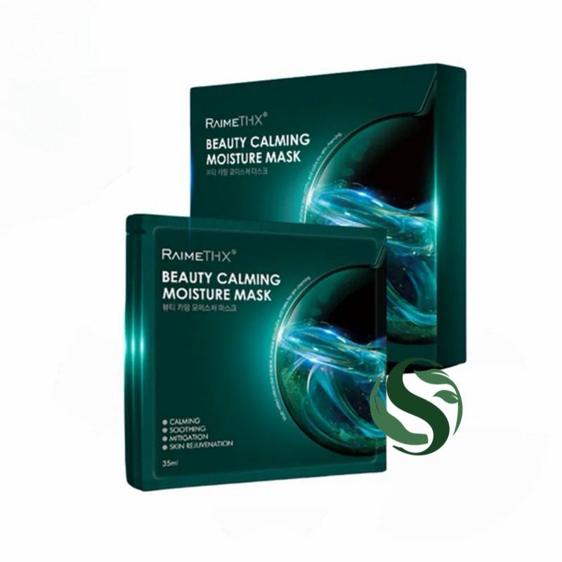 RaimeTHX 綠晶人皮仿生面膜｜1盒5片｜革命性敏感暗瘡修復配方｜抗敏消炎鎮靜｜高效補濕修復肌膚
