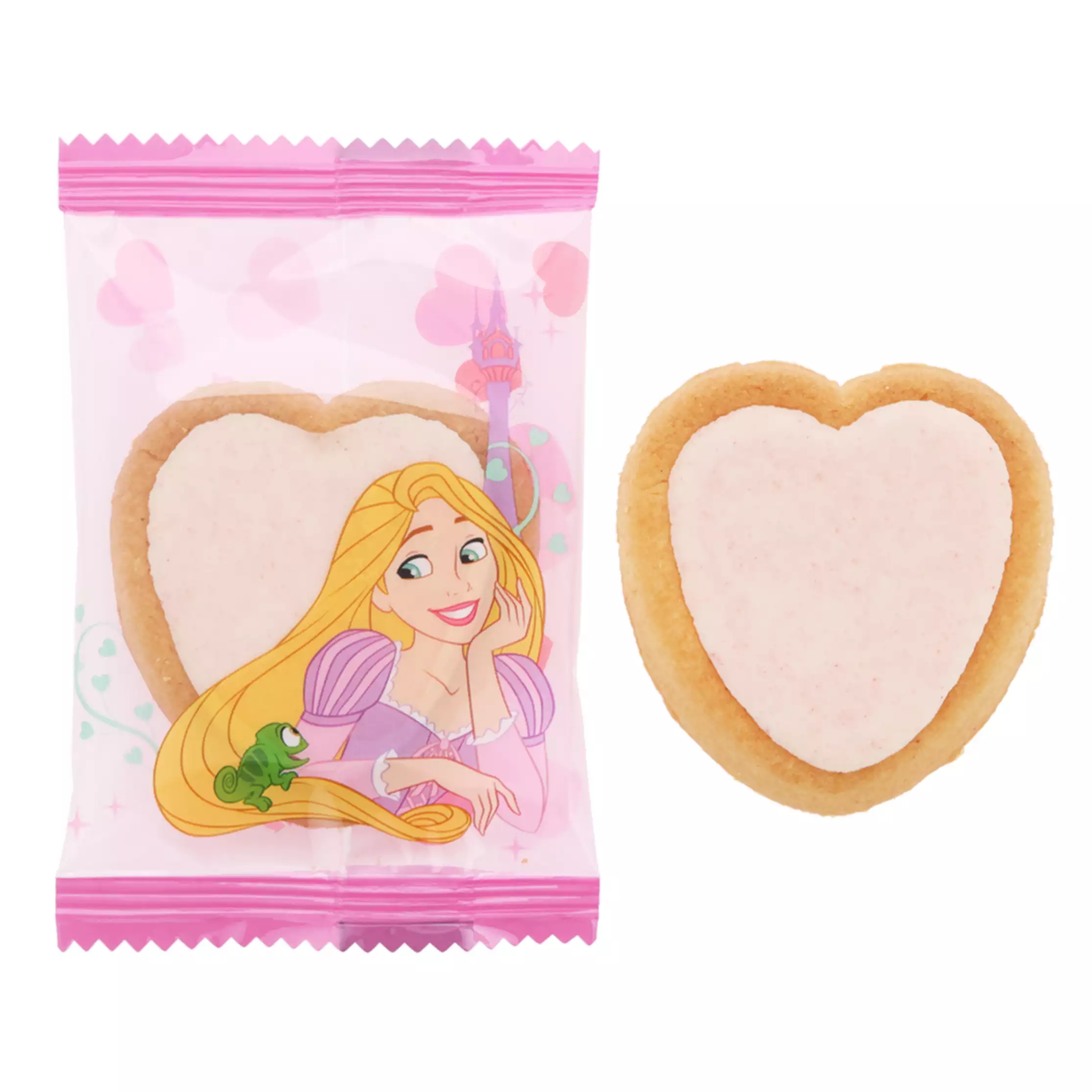 日本預訂📍東京迪士尼公長髮主圖案心心鐵盒餅乾