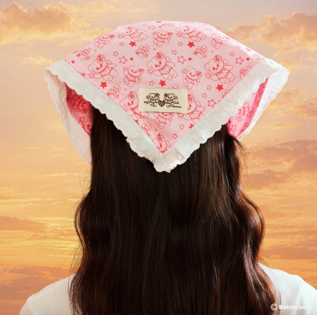 【預訂】泰國 Butter Bear 黃油小熊周邊 Summer Bliss Hair Scarf